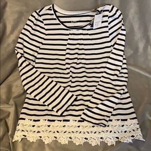 Crown & Ivy striped shirt